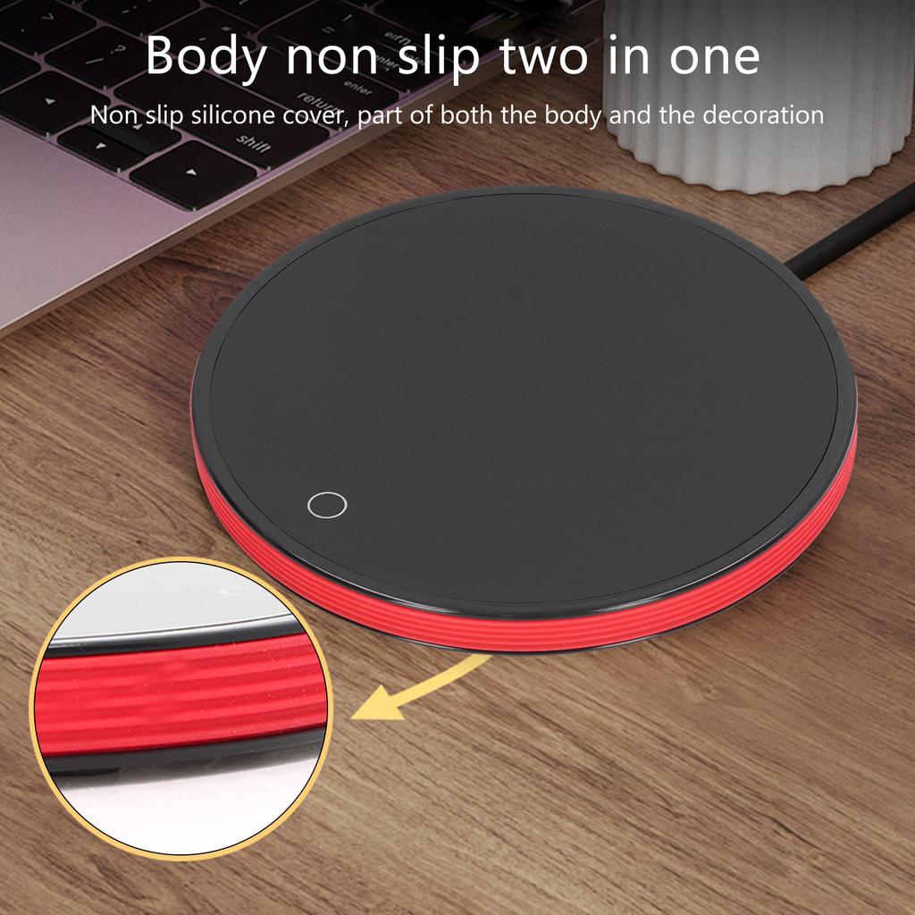 Coffee Mug Warmer Thermal Coaster Water Cup Heating Pad for Desk Home Office Milk Tea Water Heating US 110V