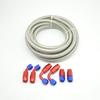 5 Meter AN8 Stainless Steel Braided Fuel Line Fitting Hose End Adaptor Kit Swivel  16.4FT