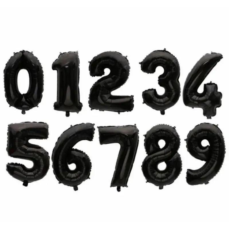 16 32 Inch Foil Birthday Balloons Number Ballon Figures Wedding Happy Birthday Party Decorations Kid Baloons Birthday