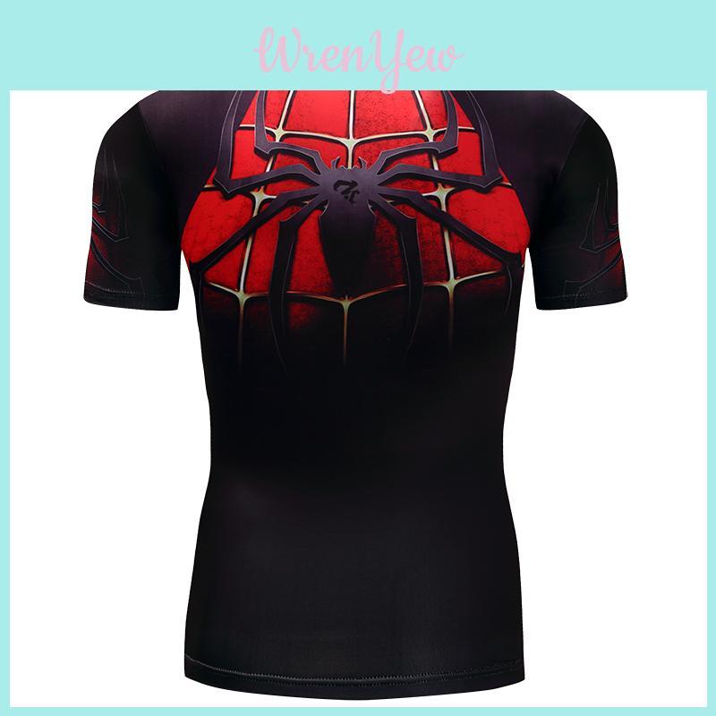 Stylish Spider-man Short Sleeve Sport Shirt For Men With Premium Quality Fabric