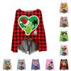 Women's Casual Fashion Round Neck Top Christmas Print Long Sleeve Knit Pullover