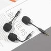 Mobile Phone Studio Megaphone Interview Microphone Recording Stereo Mic Mini Jack Microphone