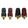 Automotive Battery Terminals 2pcs Brass Copper Connector High Current Capacity Connector Set for 6mm/8mm Cable Studs