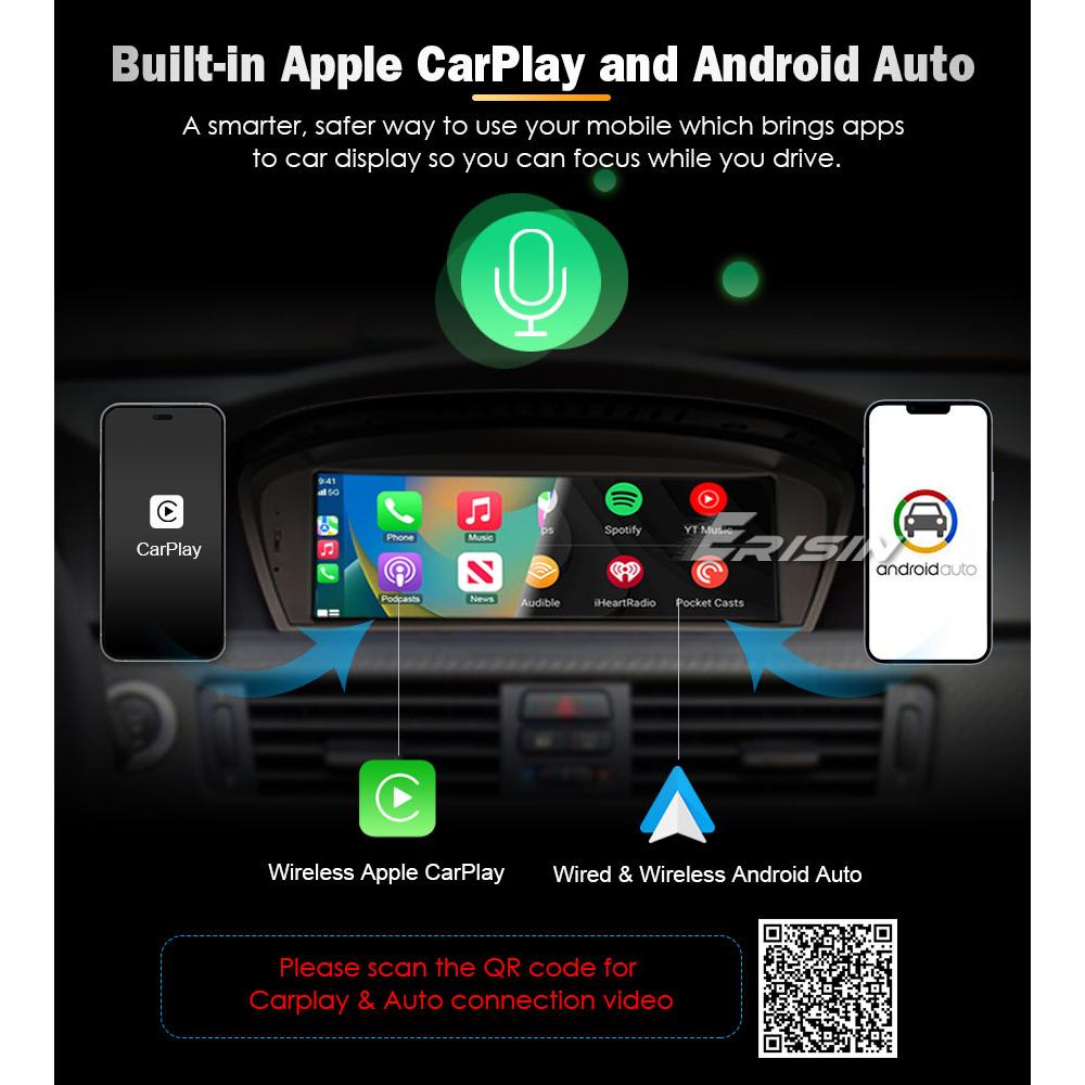 Акции ЕС ES3360C Qualcomm Snapdragon Android 14 Автомобильная магнитола DVD GPS для BMW CCC E90 E91 E92 E93 E60 E61 E63 CarPlay Автомагнитола