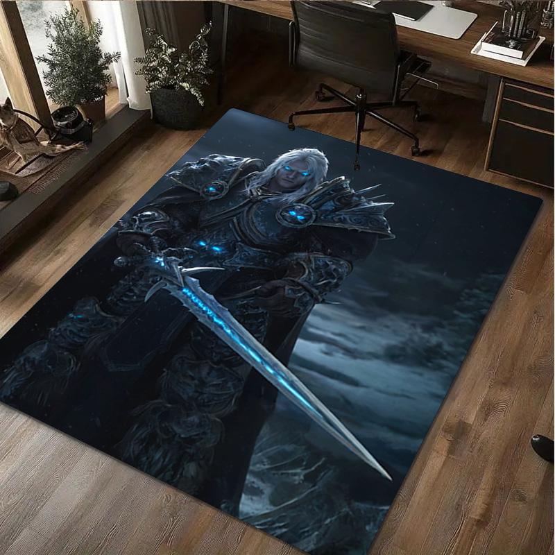 Ковер World of Warcraft - Домашний ковер Офисный Декоративный ковер Для гостиной Спальни Придверный коврик Напольный ковер Коврик для зоны компьютерного кресла