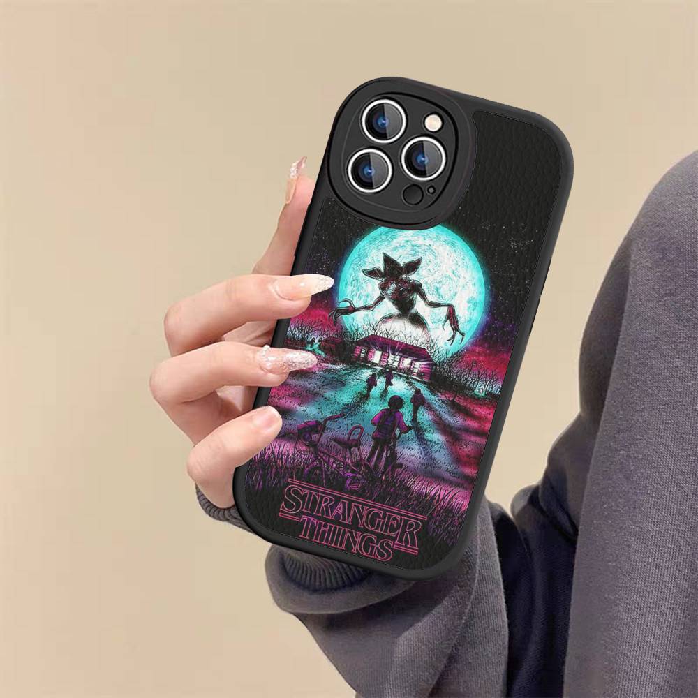 Горячий S-Stranger T-Things Кожаный Чехол Для Телефона Для IPhone 15 14 13 Pro Max 12 11 16 Plus Чехол Для Телефона