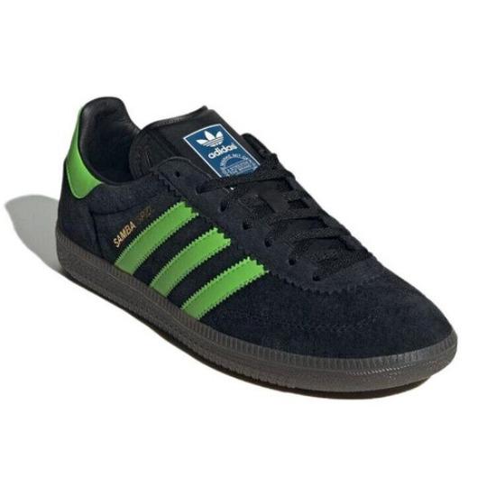 adidas Samba SPZL Deco Low Черный/Яркий лайм/Резина - IF5738