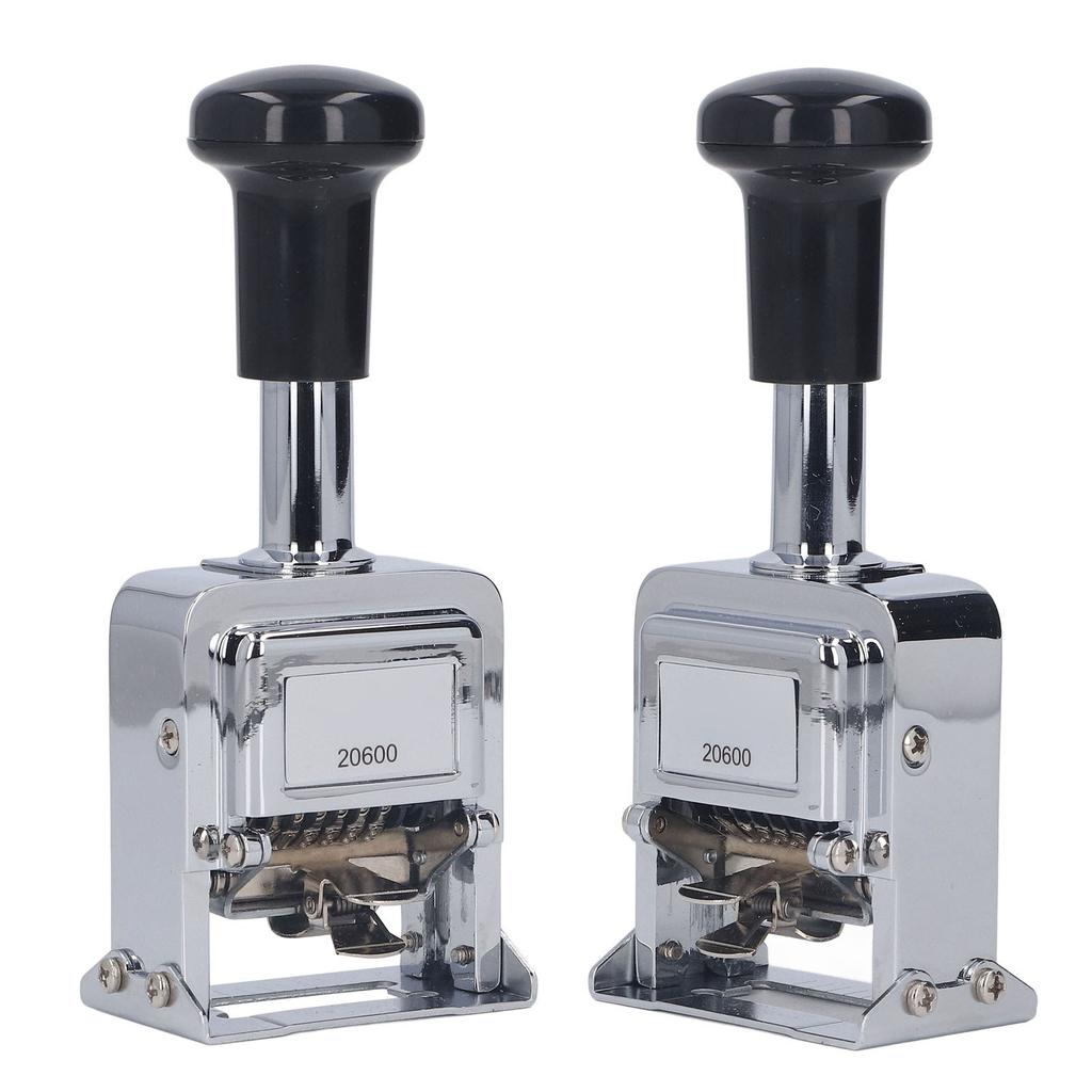 Automatic Numbering Machine Zinc Alloy Easy Operation Clear Inking Self Inking Number Stamp for Ticket Serial Number