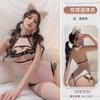 Sex underwear pure desire small chest onesie open crotch uniform sexy temptation adult uniform temptation breast 