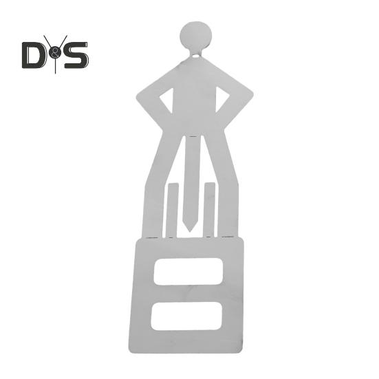 Многоразовая подставка для сосисок и хот-догов, забавная стойка для гриля в виде человека, антикоррозийные складные принадлежности для барбекю для кемпинга, весенних вылазок