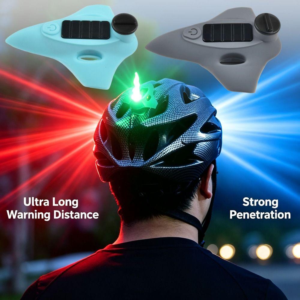 Dustproof Design Motorcycle Helmet Light 7 Gears Adjustment Warning Helmet Light Daily Bike