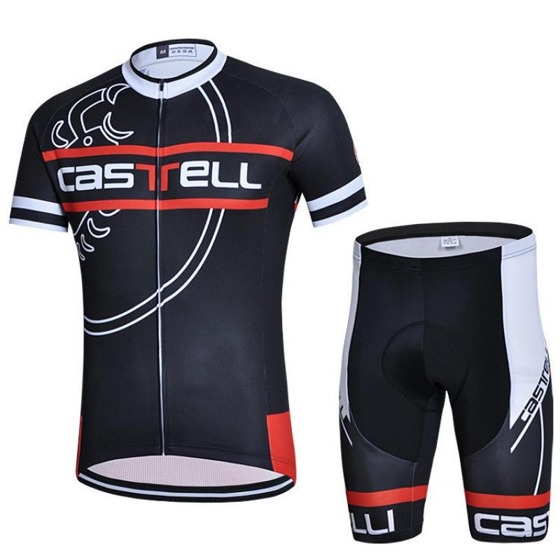 2023 men's and women's road bike long-sleeved cycling suit mountain bike cycling suit summer short-sleeved cover