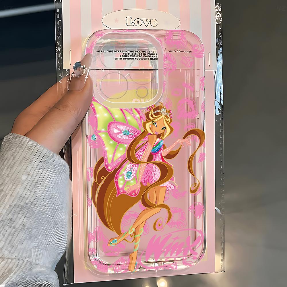 Милый w-winxs c-clubs Чехол для телефона Samsung Galaxy S26 S25 S24 S23 S22 S21 S20 Note20 Edge Plus Ultra Lite 5G Прозрачная задняя крышка