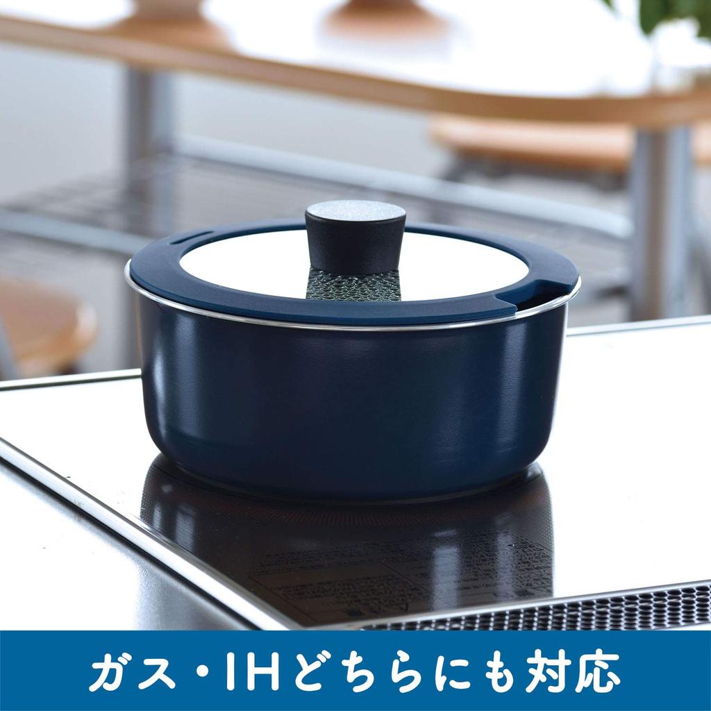 Wahei freiz Набор сковородок из 5 предметов, Steezy, совместим с индукционной плитой, сковорода 20/26 см, глубокая сковорода 24 см, кастрюля 16/20 см, съемная ручка, MA-9899