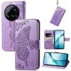 For Xiaomi 15 Ultra Case with Strap Butterfly Pattern PU Leather Wallet Phone Cover
