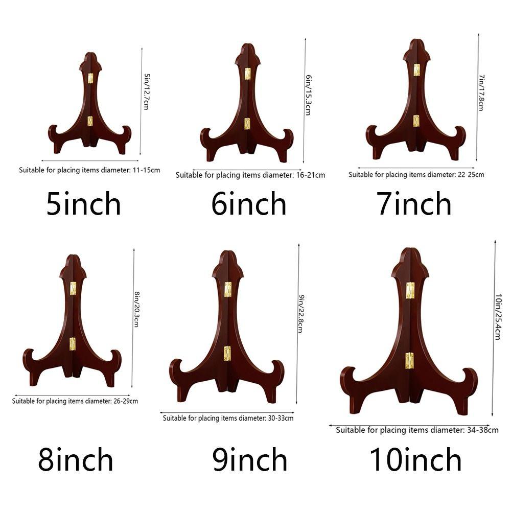 Quality Adjustable Foldable Tea Cake Dish Home Decor Display Stand Plate Rack Easel Storage Rack