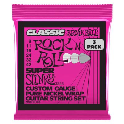 3253 Струны для электрогитары CLASSIC SUPER SLINKY Набор 3 шт. [Оригинальный продукт] (09-42) отдых и отдых