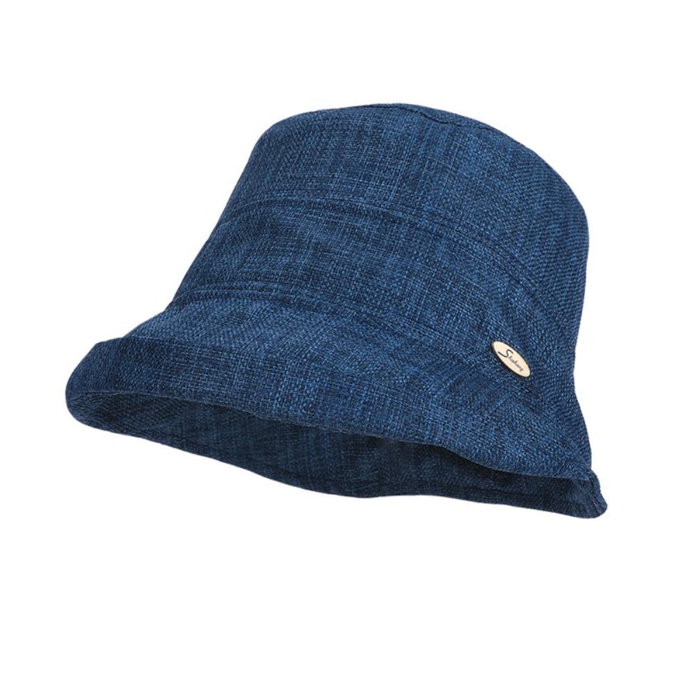 Solid Color Summer Sun Hat Rolled Edge Basin Hat Casual Bucket Hat Travel