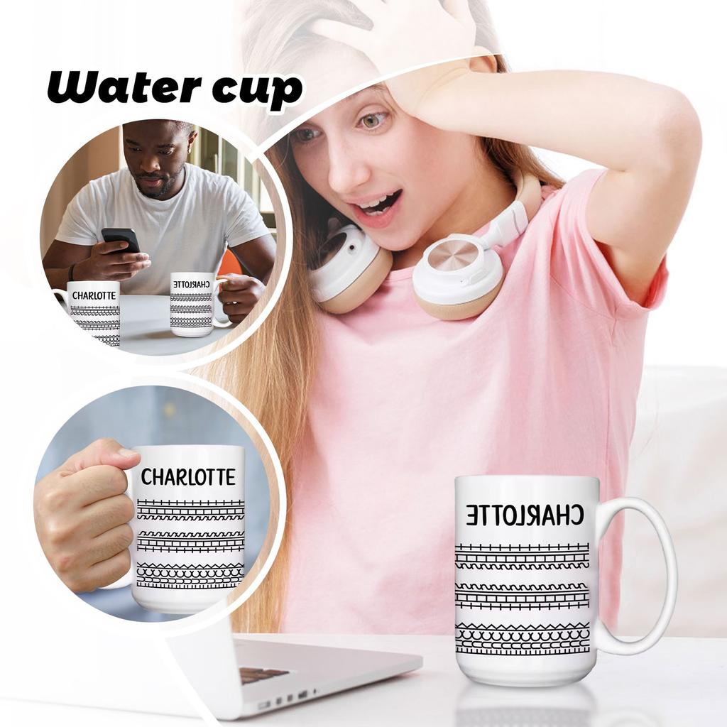 Творческая новая керамическая кухонная забавная черная кофейная чашка