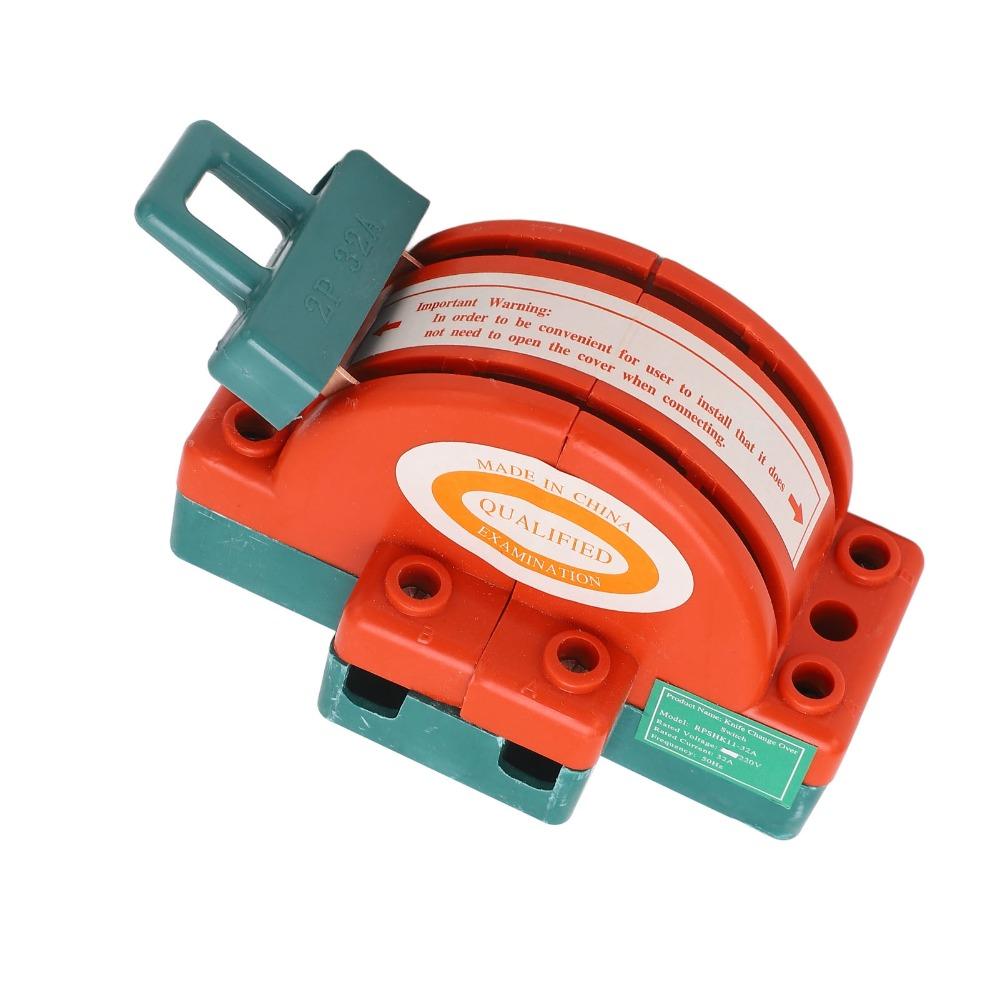 AC230V Disconnect Switch 32A Change Over Switch Double Throw Switch  Switch Over Application