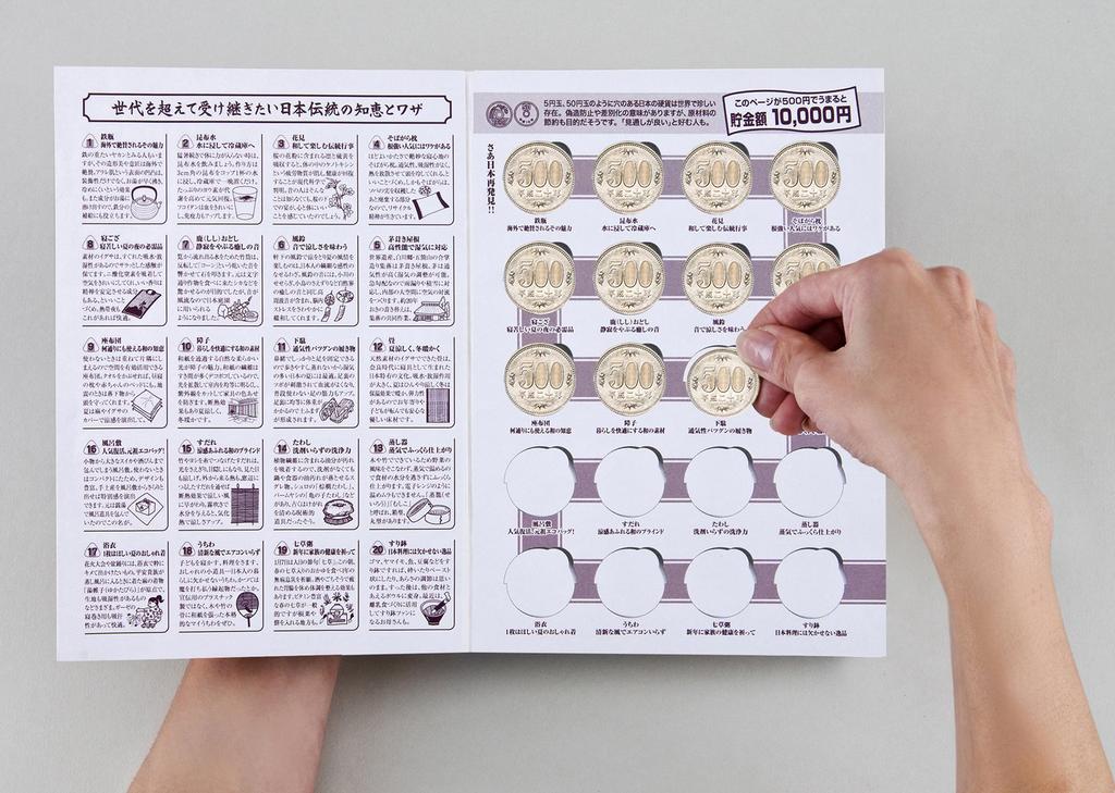 Tenyo Yen Saving Japanese Wisdom Edition Savings Piggy Yen Savings Piggy 500 Yen Coin Piggy Coin Piggy Saving Ultimate Life Beautiful 100,000 Book