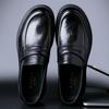 2025 Men's Shoes Business and Leisure One-pedal Loafers First Layer Cowhide Trend Versatile Men's High-end Leather Shoes New