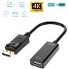 4K DP на HDMI-совместимый Кабельный адаптер Мужской DP на HDMI-совместимый Адаптер Практичная Запасная часть И Аксессуары Для HD Телевизора