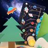 Children's Nine-Planet Solar System Educational Puzzle: Early Learning, Cognitive Movement, Scientific Exploration.