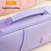 Pen Slot Students Pen Bag Large Capacity Stationery Storage Pouch with Handle Pencil Cases  Girls