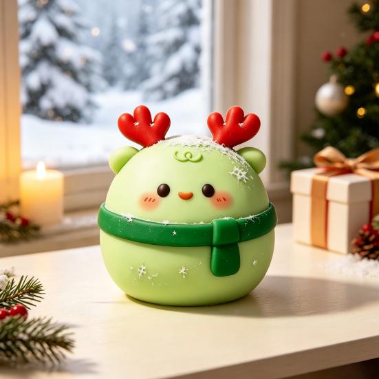 Игрушки для снятия стресса Рождественский Дайфуку, Игрушки-сквиши Дайфуку с медленным возвратом, Хрустящий мячик, Сенсорные сувениры для рождественской вечеринки для детей и взрослых