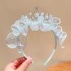 Crystal Children's Headdress Hair Accessories Crown Headband Crown Mesh Hair Hoop  Daily Life