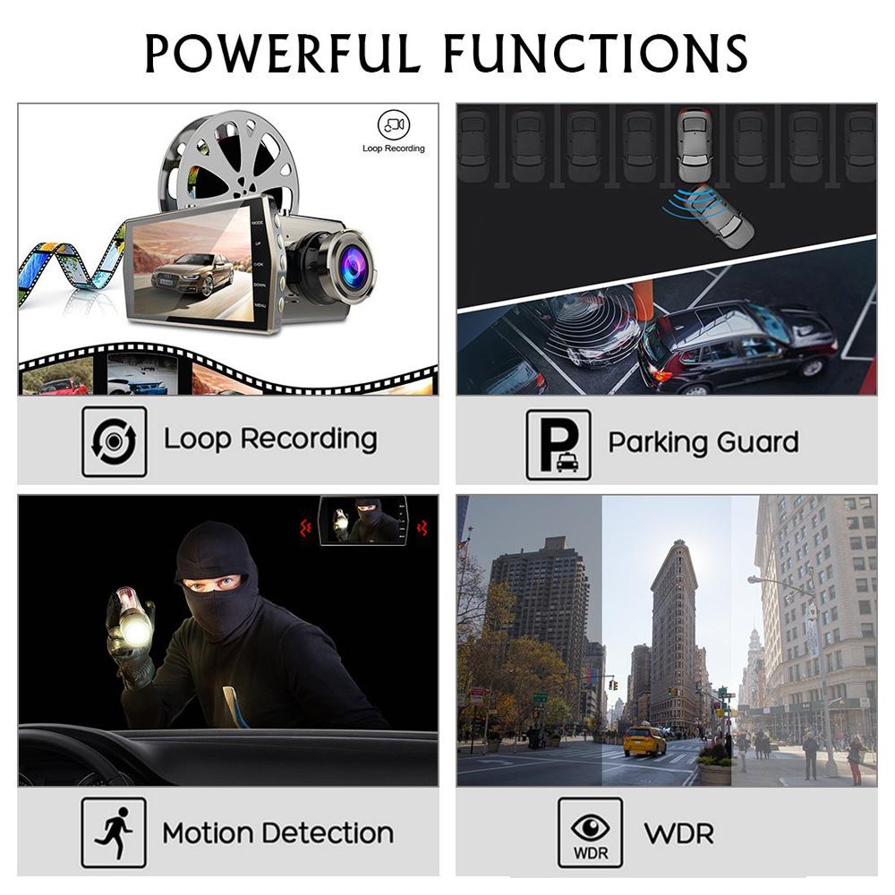 Автомобильный видеорегистратор WiFi Full HD 1080P Dash Cam Reverse Car Camera Car Video Recorder Auto Dashcam Black Box GPS Car Accessories