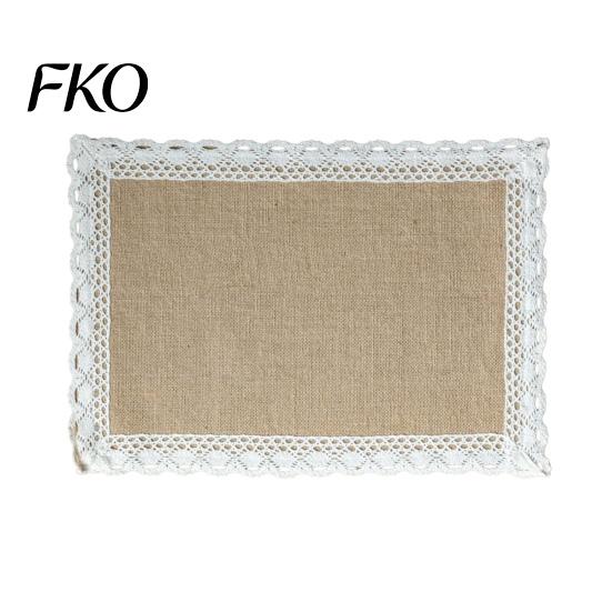 Long-lasting Placemats Bohemian Jute Heat-Insulating Wear-Resistant Stain-Proof Mats Reusable Wear-resistant Heat-Resistant Pads for Tables,