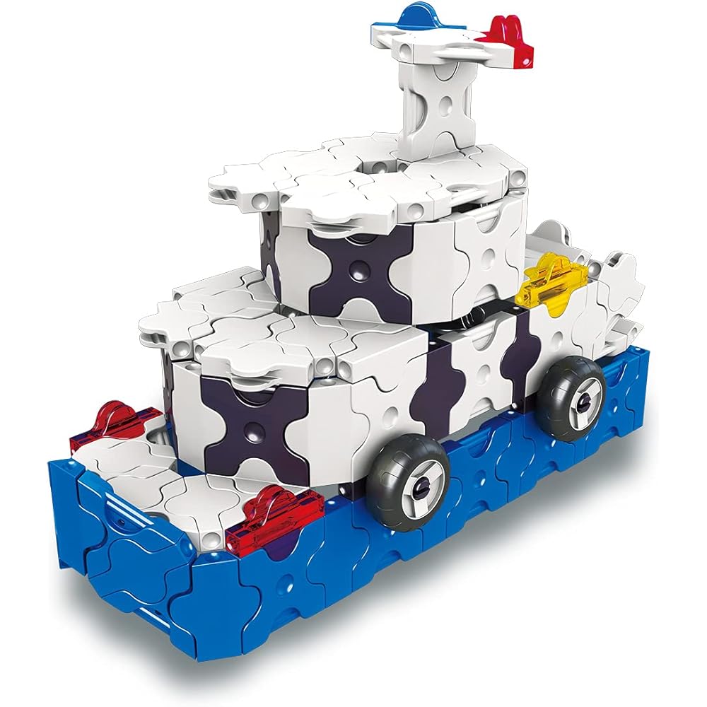 Yoshiritsu LaQ Hamacron Constructor Airplane Building Set with Interlocking Pieces and Creative Design