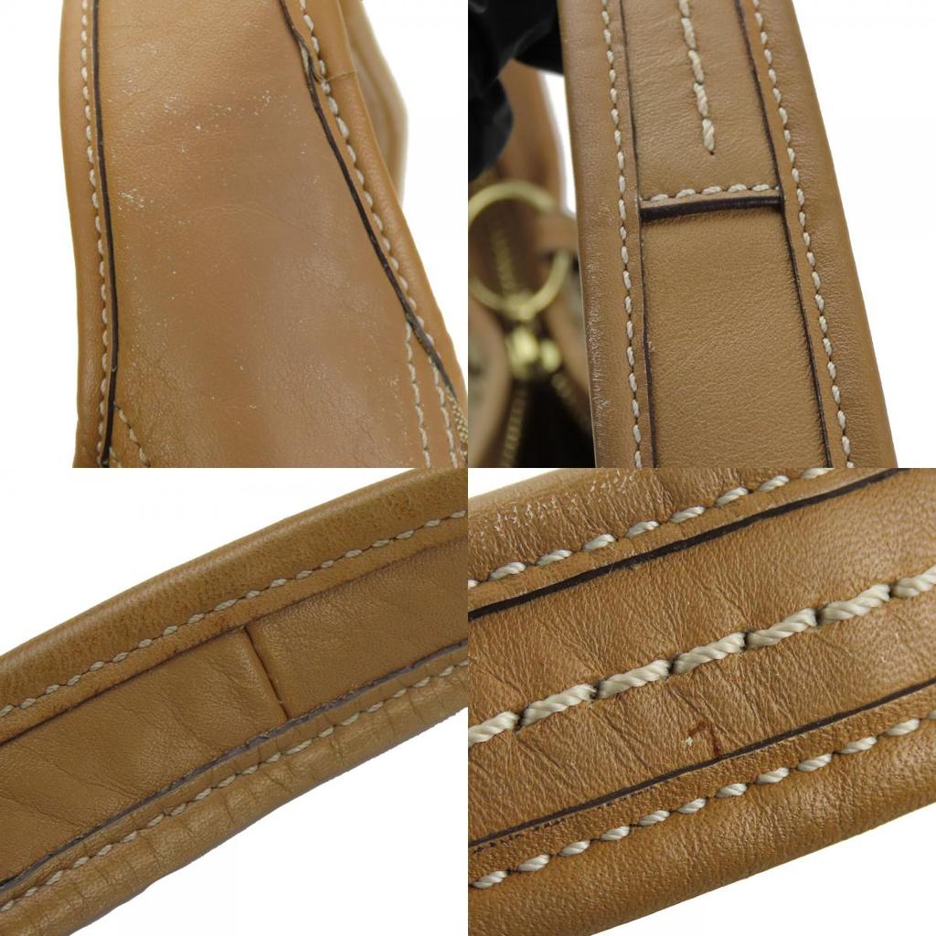 Used COACH Shoulder Bag 11294 Mini Signature Canvas/leather Beige Beige Casual