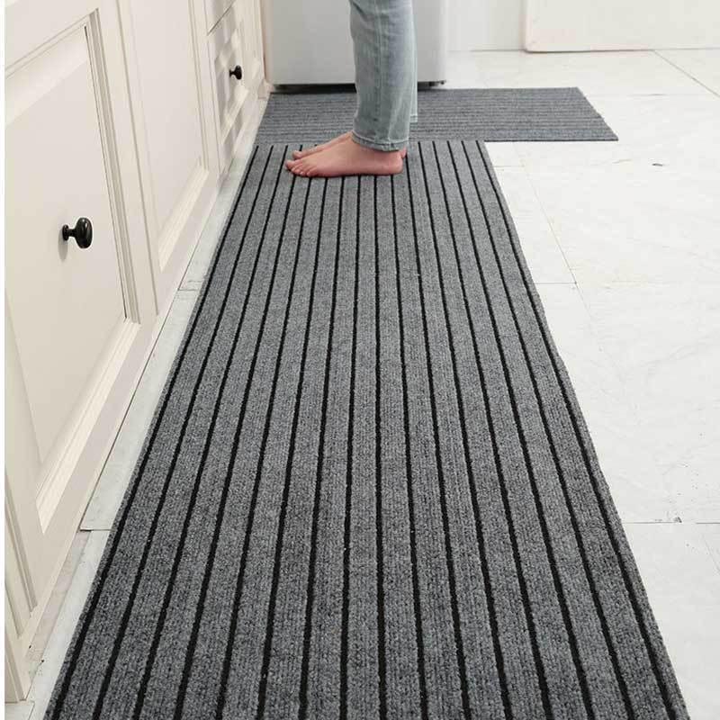 Впитывающий коврик для пола Y Seven с полосками - Настраиваемый придверный коврик для кухни и прихожей