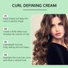 Curly Hair Shaping Cream Is A Light And Cream With Elastic Hair Strands, Creating A Natural And Three-Dimensional Curling Effect