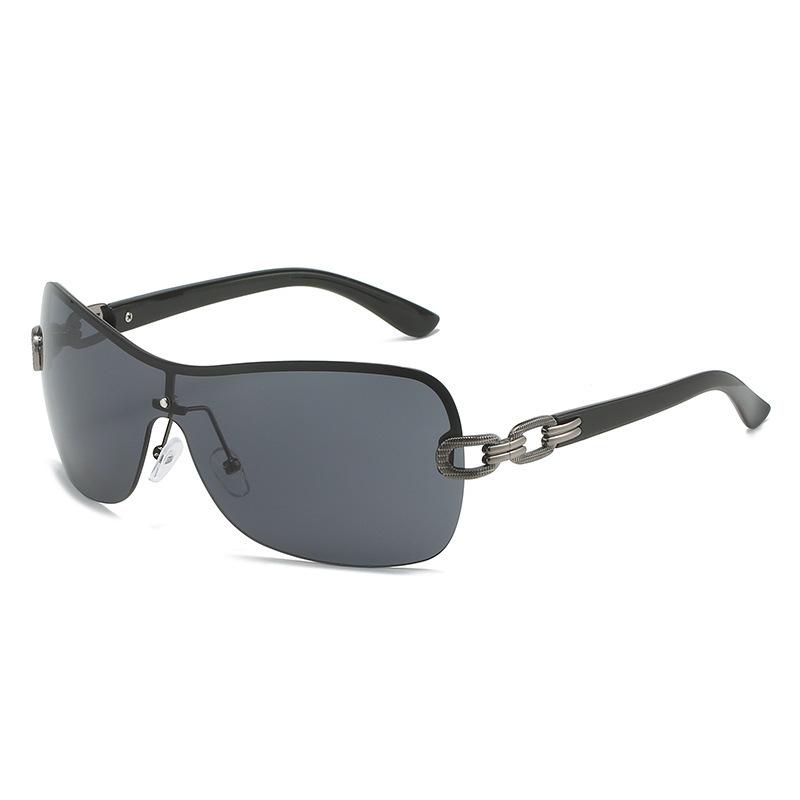 Модные женские солнцезащитные очки без оправы Новые Y2K Дерзкие женские солнцезащитные очки для улицы Защита от солнца Очки UV400 Солнцезащитные очки
