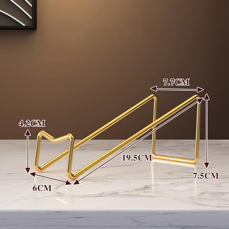 1 Pack Wine Bottle Rack Countertop Wine Bottle Display Rack Wine Storage Rack Simple Home Counter Decoration 5