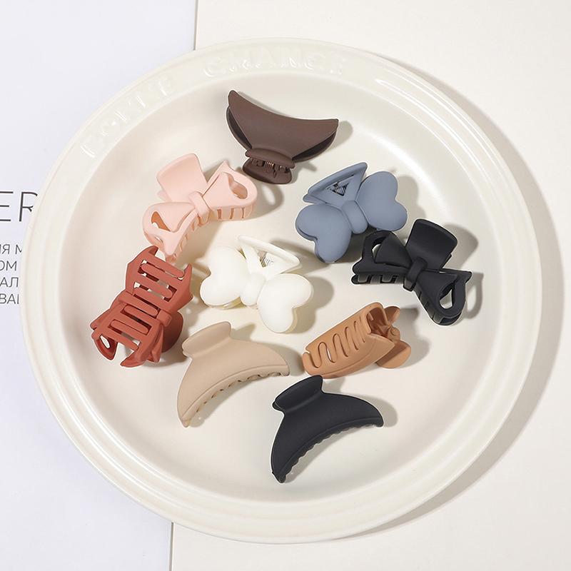 4,5 см матовый простой бант заколка для волос маленькая уличная женская зажимная акула заколка для волос праздничный праздничный аксессуар для волос для девушек подарок