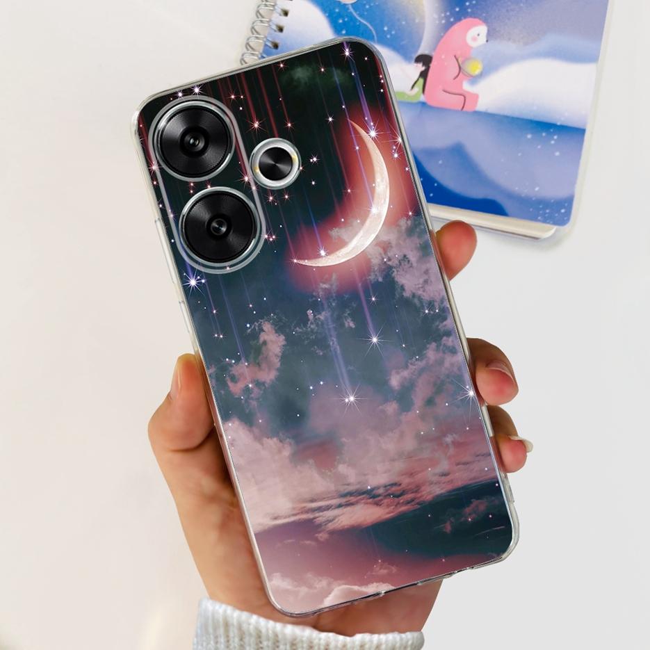 For Xiaomi Poco F6 Case Redmi Turbo3 New Fashion Painted Cover Soft Slim Phone Cases For Xiaomi Redmi Turbo 3 Poco F6 F 6 Bumper