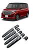 FUKUARE Tank Roomy Door Handle Set of Exterior Custom Parts Carbon Covers, 9, (Black Fiber)