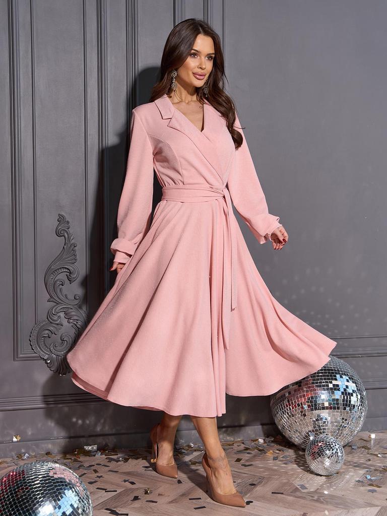 Платье-тренч с люрексом ISSA PLUS