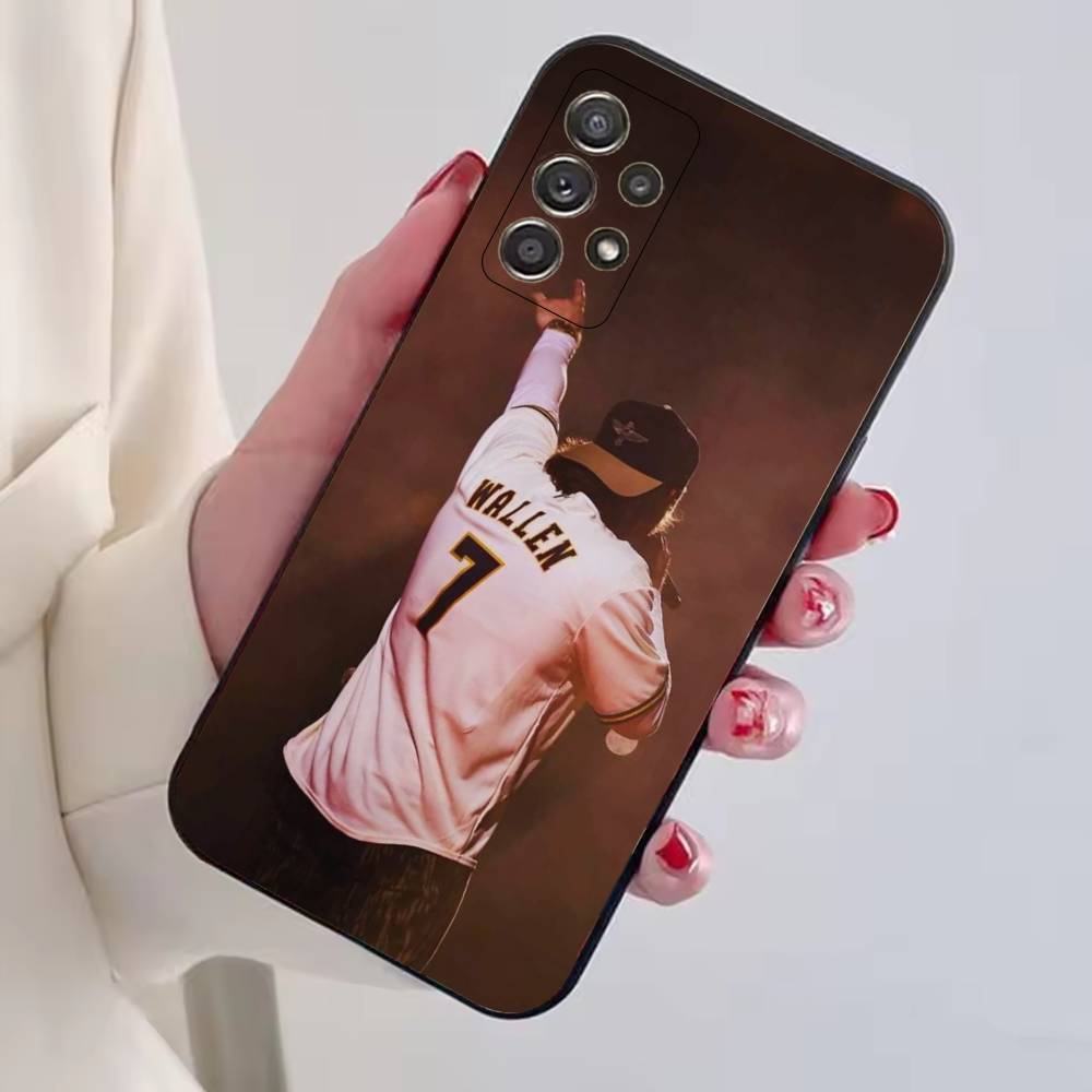 Чехол для телефона Morgan W-Wallen Singer для Samsung S25, S24, S21, S22, S23, S30, Ultra, S20, Plus, Fe, Lite, Note, 10, Черный чехол