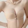 Front Buckle Strapless Non-slip Lingerie Female Gathered Backless Sexy Girl Bra with Breathable Top Support Bra