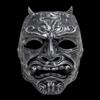 Japanese Hannya Resin Mask With Ancient Silver Finish For Christmas And Halloween