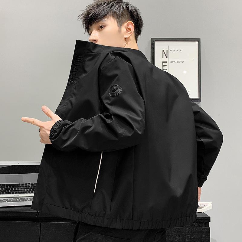 Мужское пальто осень-зима новая корейская версия трендовой осенней куртки бейсбольная повседневная весенне-осенняя куртка