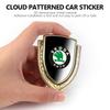 AAAAS1 Car Styling 3D Shield Metal Emblem Badge Sticker Decoration Decal For Skoda S Kodiaq Octavia 2 3 Yeti Karoq Rapid Fabia VII VRS