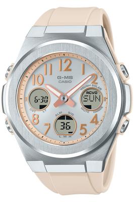 Женские розовые радиоуправляемые солнечные часы Casio Baby-G G-MS MSG-W610FE-4AJF