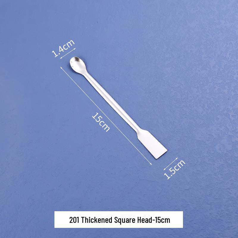 Медицинская ложка из нержавеющей стали для упаковки косметики — вариант с одной или двумя головками